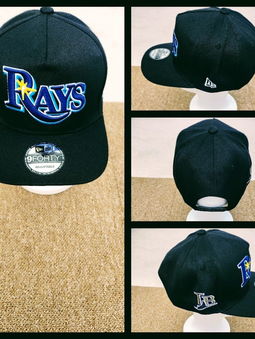 TAMPA BAY RAYS MLB BASEBALL SNAPBACK HAT.
